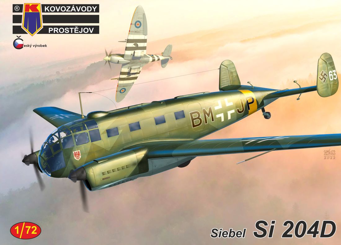 Сборная модель 1/72 Siebel Si-204D (Kovozavody Prostejov)