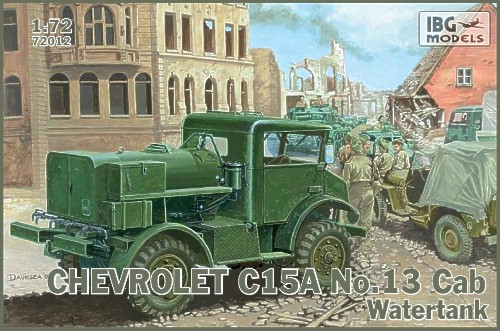 Сборная модель 1/72 Chevrolet C15A No.Cab 13 Watertank (IBG Models)