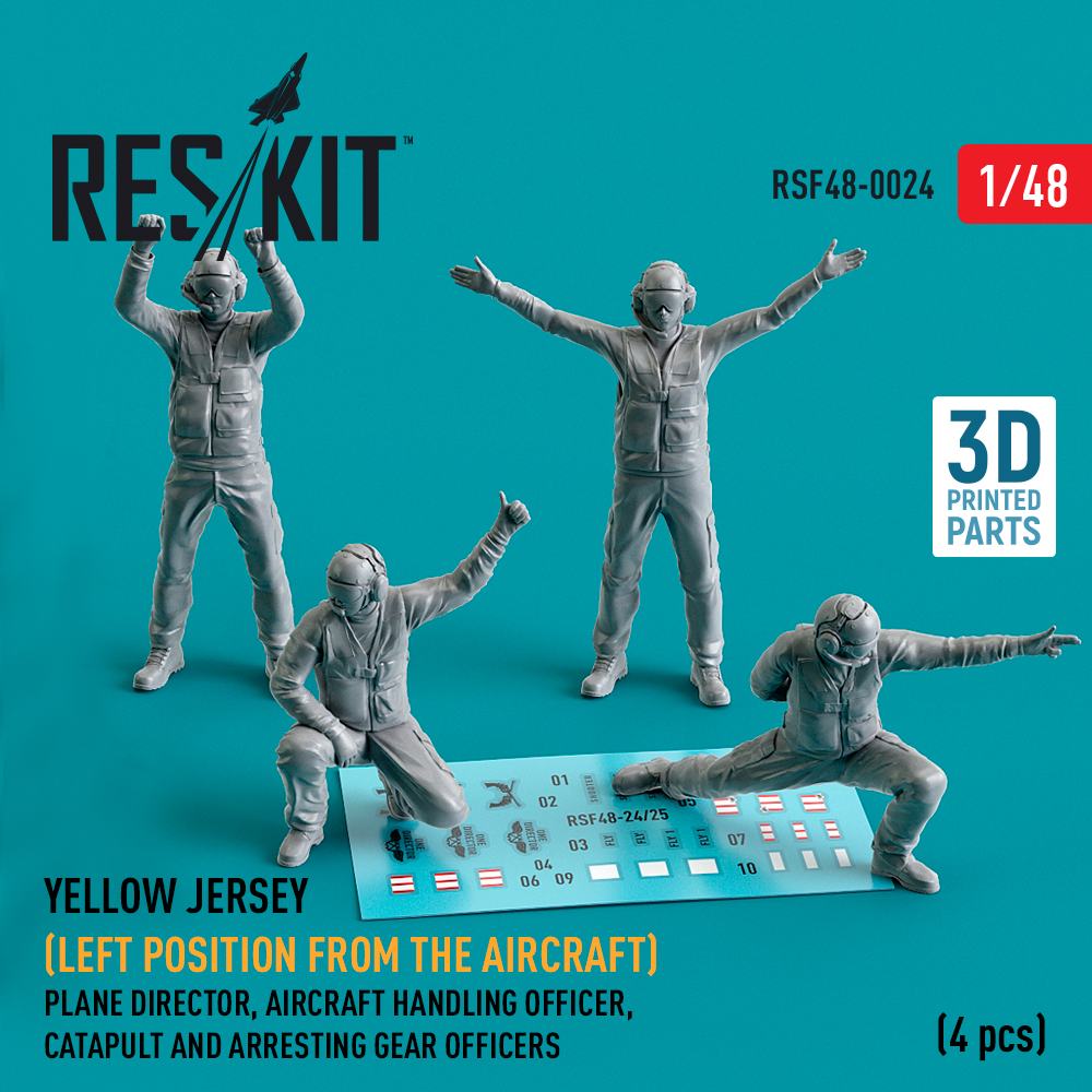 Дополнения из смолы 1/48 Yellow jersey (Modern) (Left position from the aircraft) (ResKit)