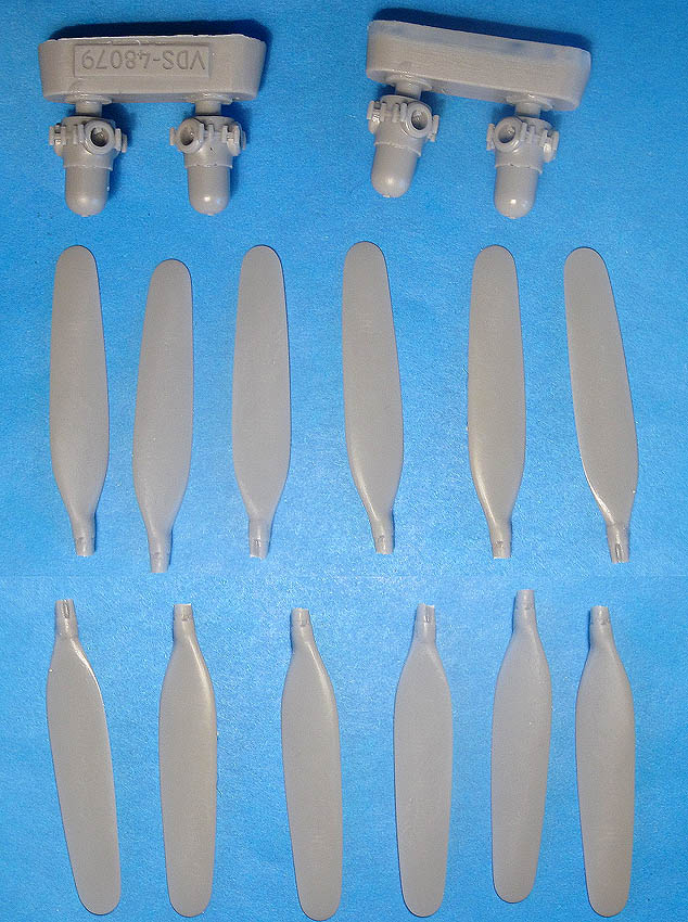 Дополнения из смолы 1/48 B-24/B-17 propellers (wide blades) (Vector)