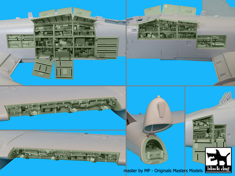 Дополнения из смолы 1/48 Fairchild A-10A/A-10C big set (designed to be used with Italeri kits)