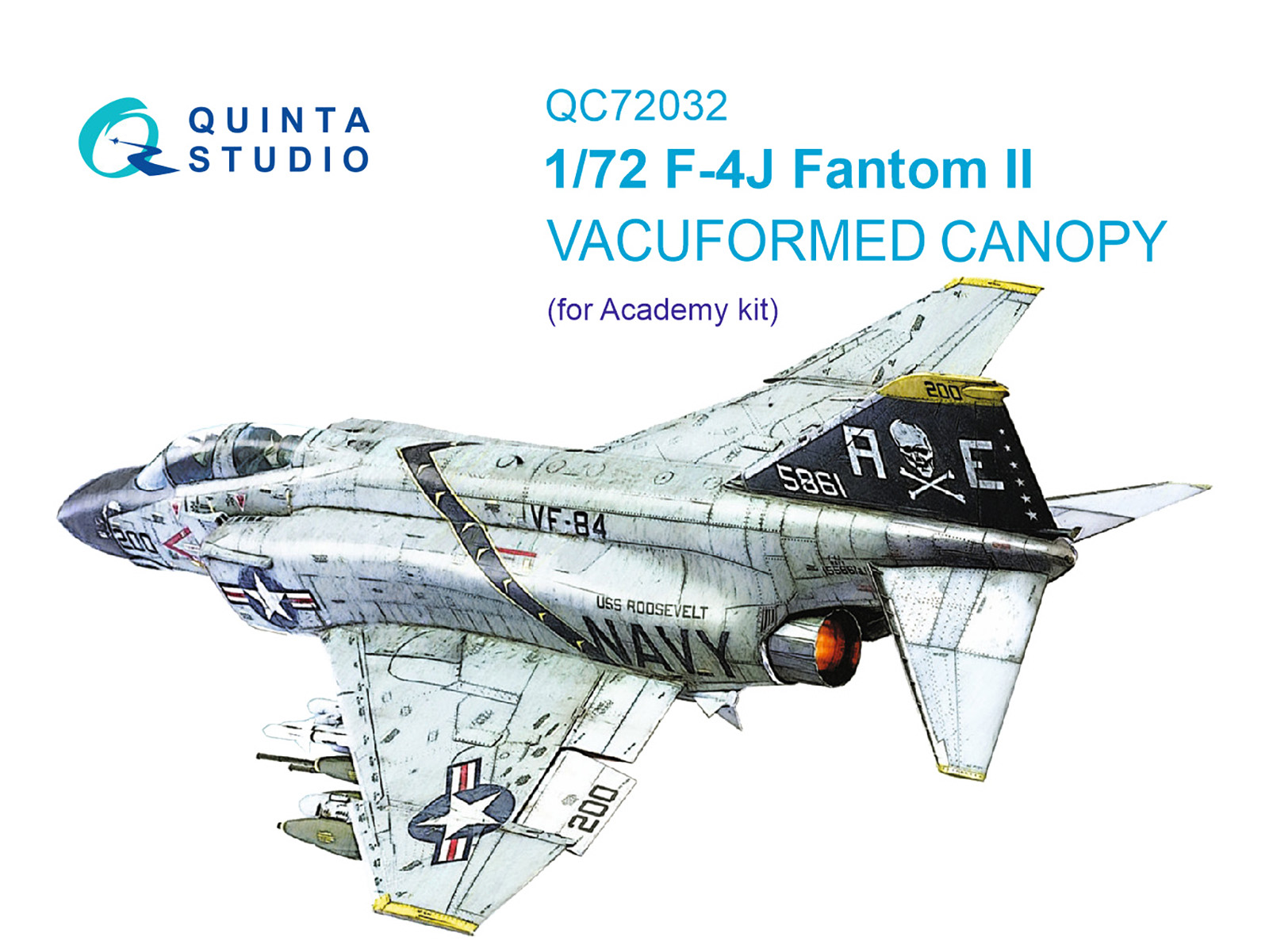 Набор остекления для модели F-4J (Academy)