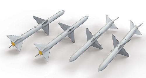 Дополнения из смолы 1/32 Ракеты AIM-7E Sparrow 