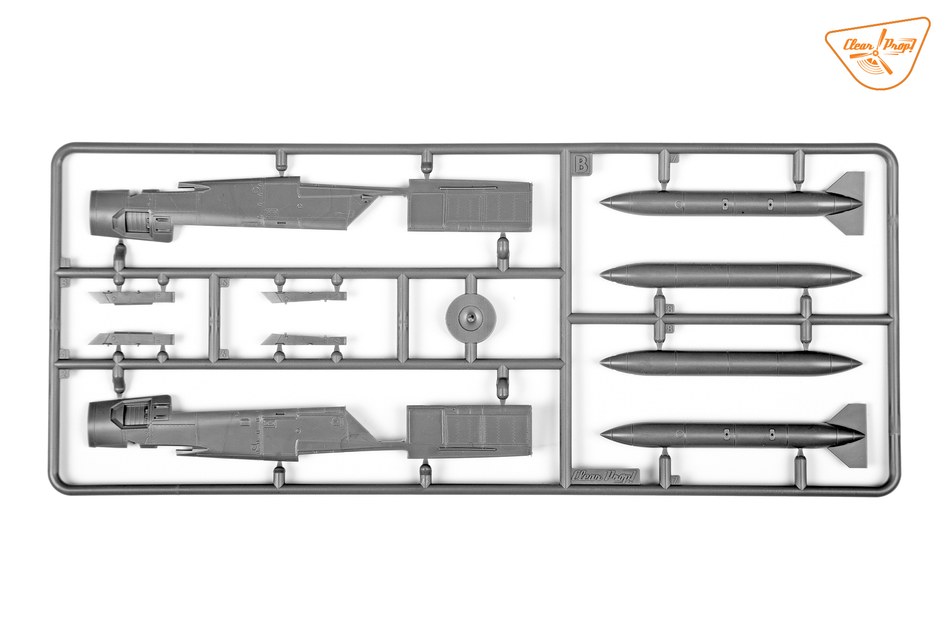 Сборная модель 1/72 Микоян МиГ-23МЛ / MLA Flogger-G Advanced Kit  (Clear Prop)