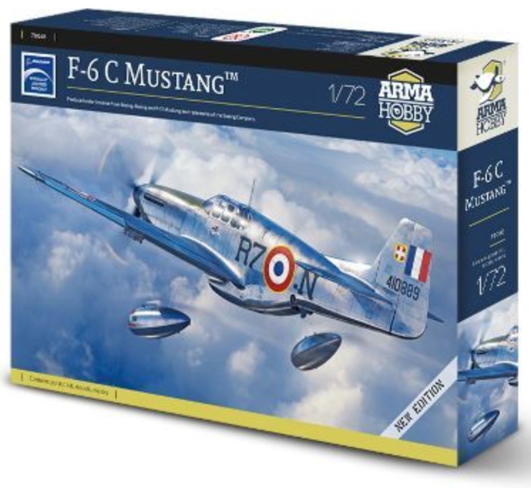 Сборная модель 1/72 F-6C Mustang Expert Set (re-issue) (Arma Hobby)