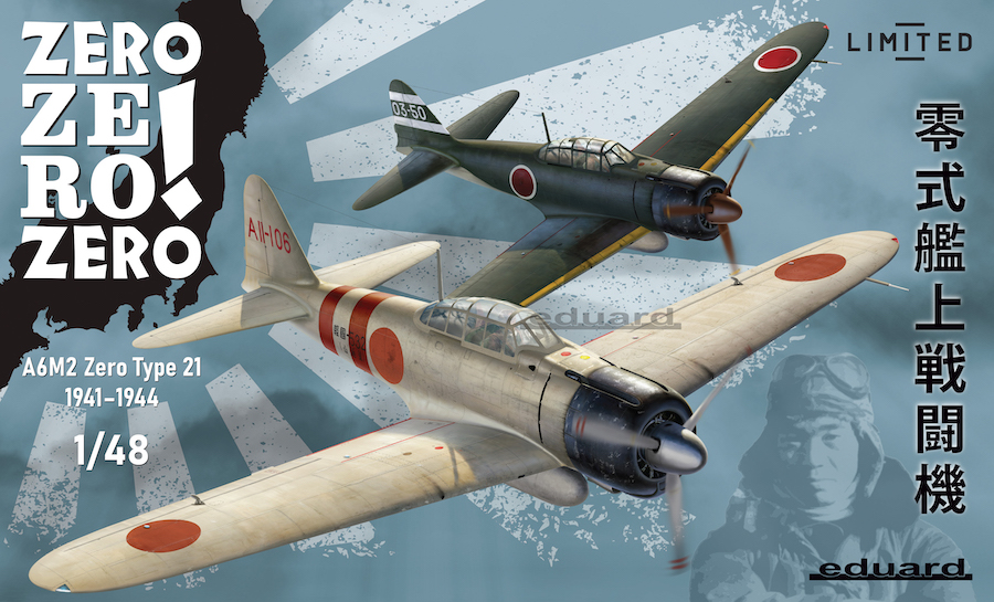 Сборная модель 1/48 ZERO ZERO ZERO! DUAL COMBO Japanese WWII (Eduard kits) (повреждённая упаковка)