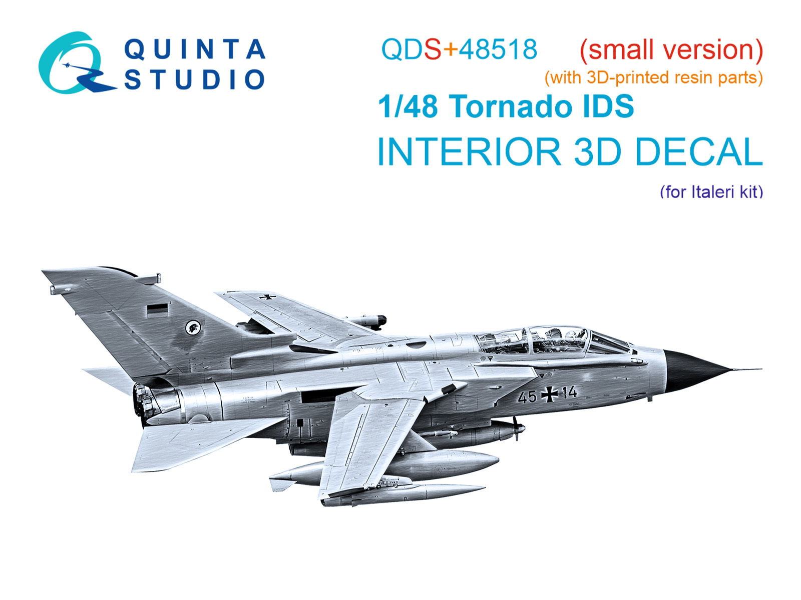 3D Декаль интерьера кабины Tornado IDS (Italeri) (малая версия) (с 3D-печатными деталями)