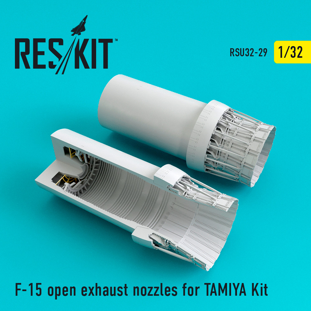 Дополнения из смолы 1/32 Сопла для McDonnell F-15 Eagle (открытые) (Reskit)