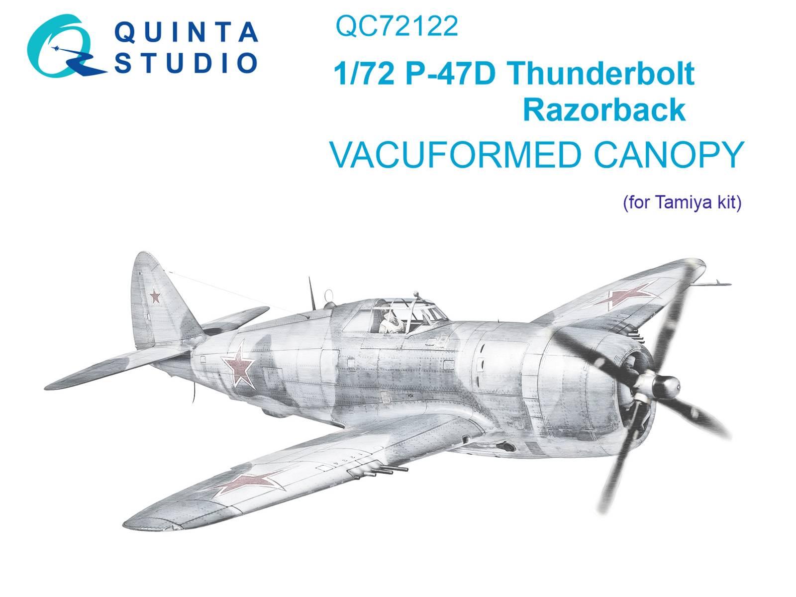 Набор остекления P-47D Thunderbolt Razorback (Tamiya)