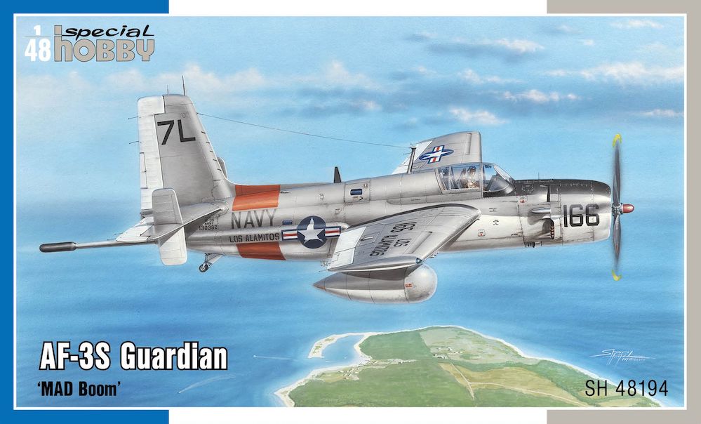 Сборная модель 1/48 AF-3S Guardian 'MAD Boom' (4x camo) (Special Hobby)