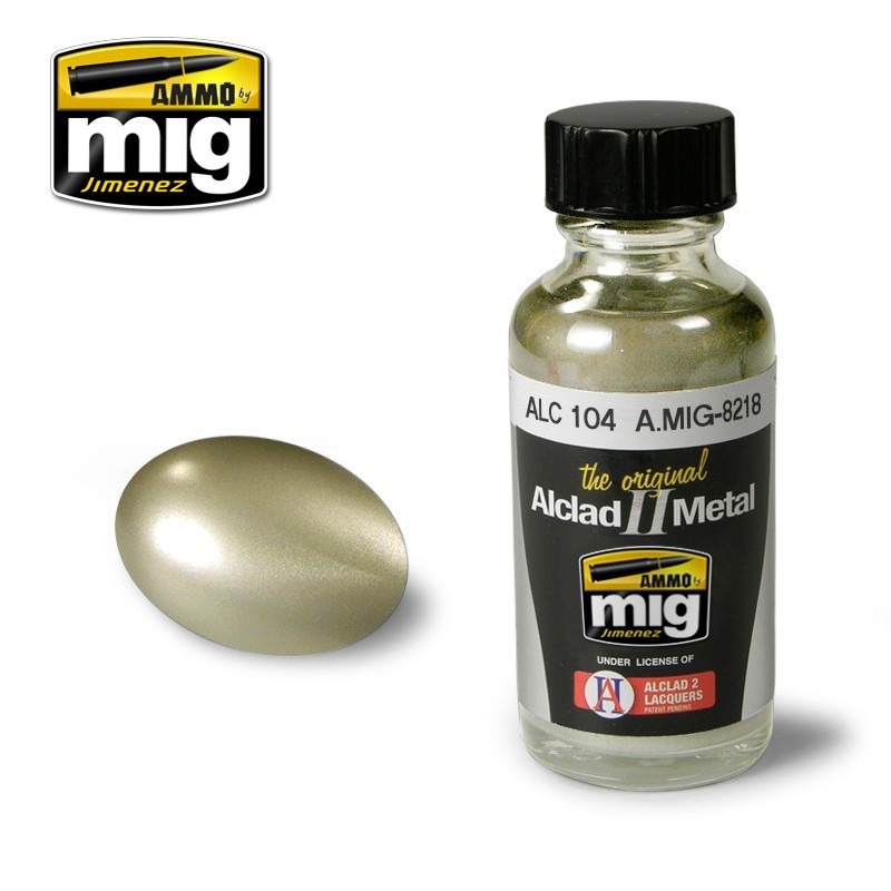 Краска "металлик" Pale Burnt Metal (Ammo Mig) (30ml)