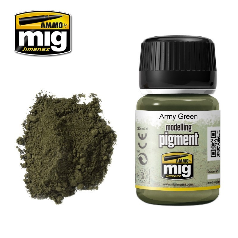 Сухие пигменты PIGMENT Army Green (35mL) (Ammo Mig)