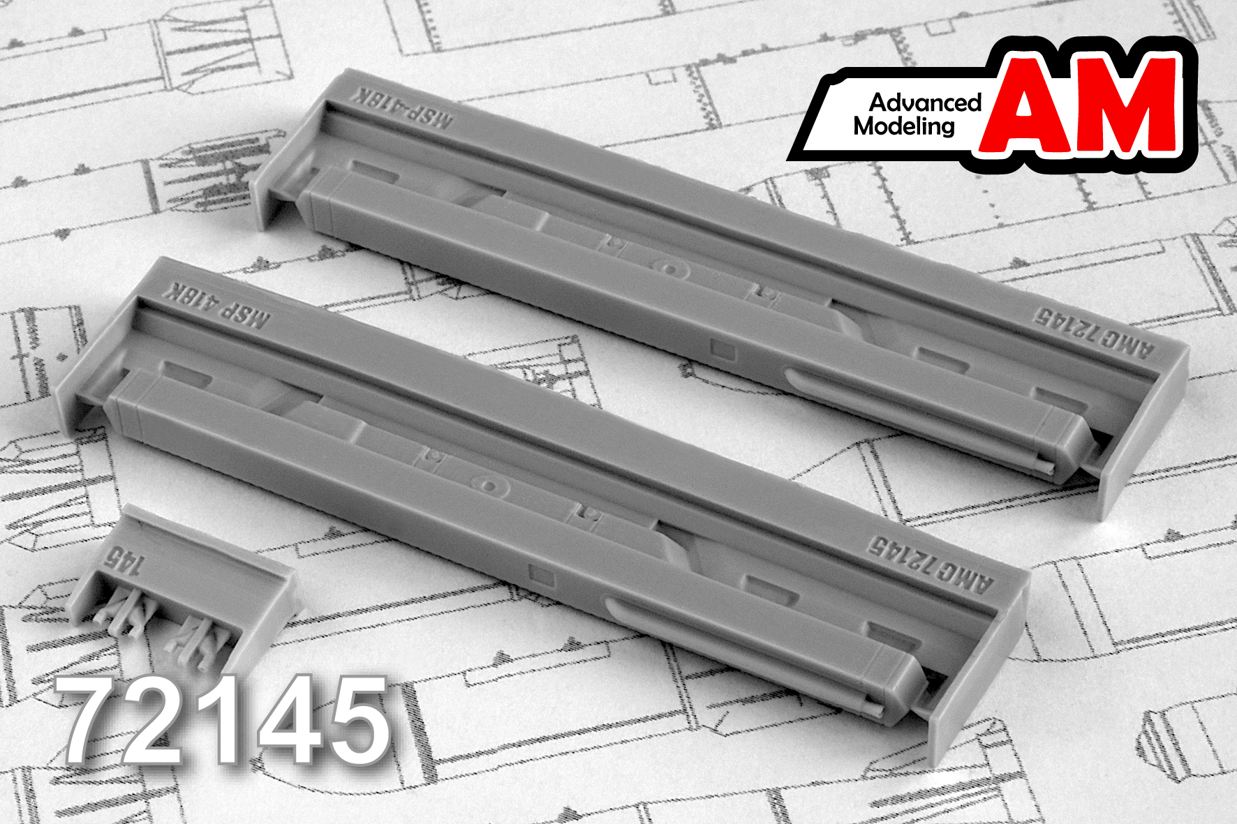 Дополнения из смолы 1/72 МСП-418К Малогабаритная станция помех (Advanced Modeling)