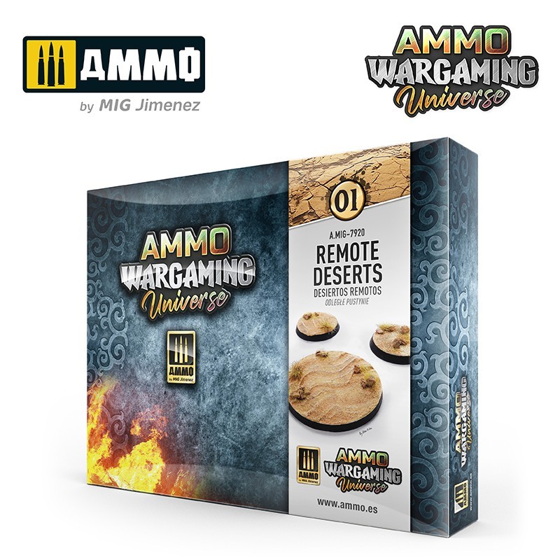 Набор для создания эффектов AMMO WARGAMING UNIVERSE 01 -Remote Deserts (Ammo Mig)