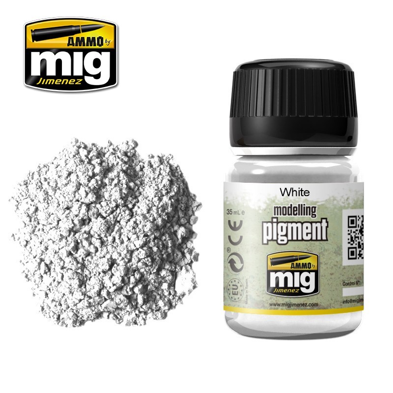 Сухие пигменты PIGMENT White (35mL) (Ammo Mig)