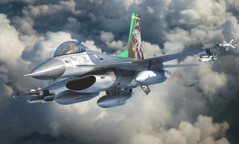 Сборная модель 1/48 F-16A Royal Thai Air Force (Kinetic Model Kits)