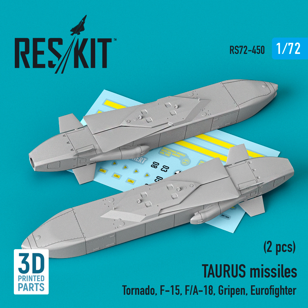 Дополнения из смолы 1/72 TAURUS missiles (2 pcs) (ResKit)