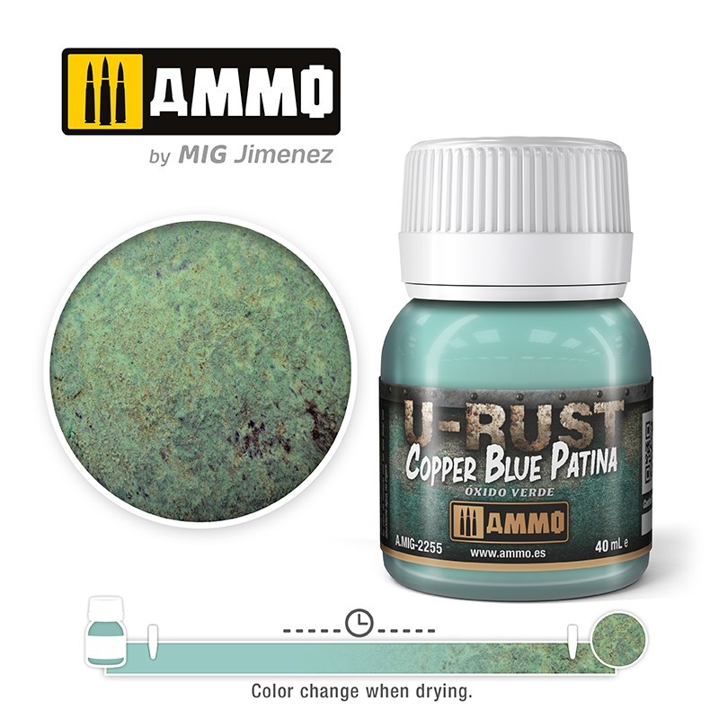 U-RUST Copper Blue Patina (40mL) (Ammo Mig)