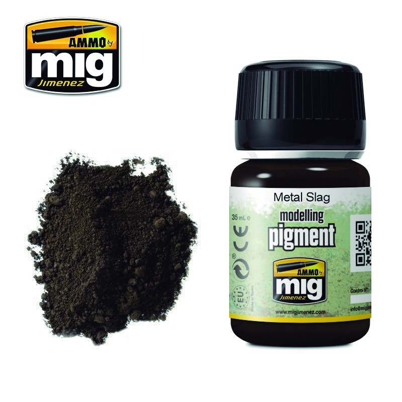 Сухие пигменты PIGMENT Metal Slag (35mL) (Ammo Mig)