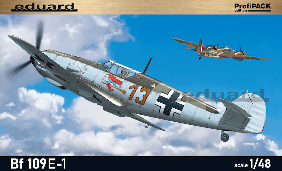 Сборная модель 1/48 Messerschmitt Bf-109E-1 (Eduard kits)