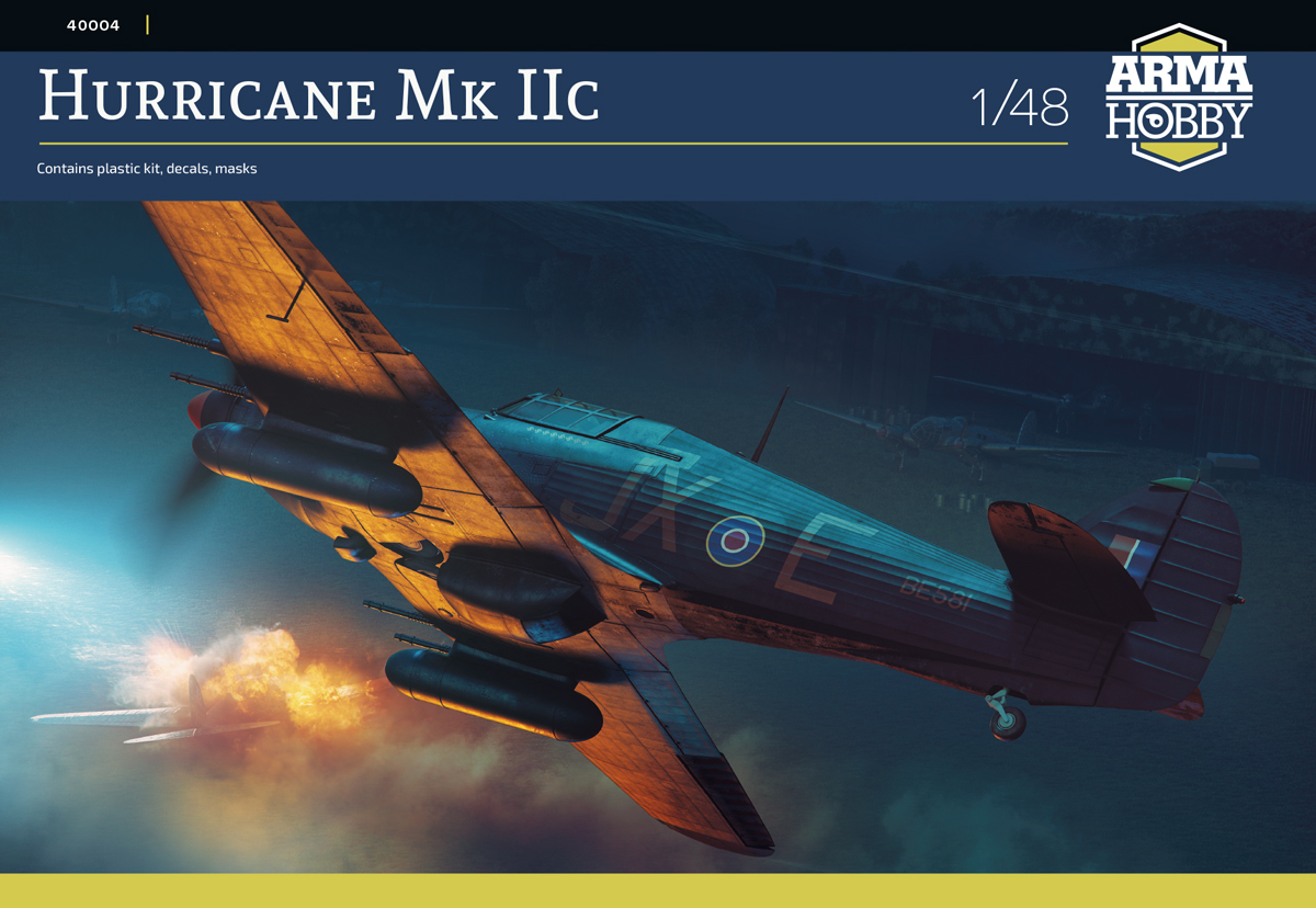 Сборная модель 1/48 Hawker Hurricane Mk.IIc (Arma Hobby)