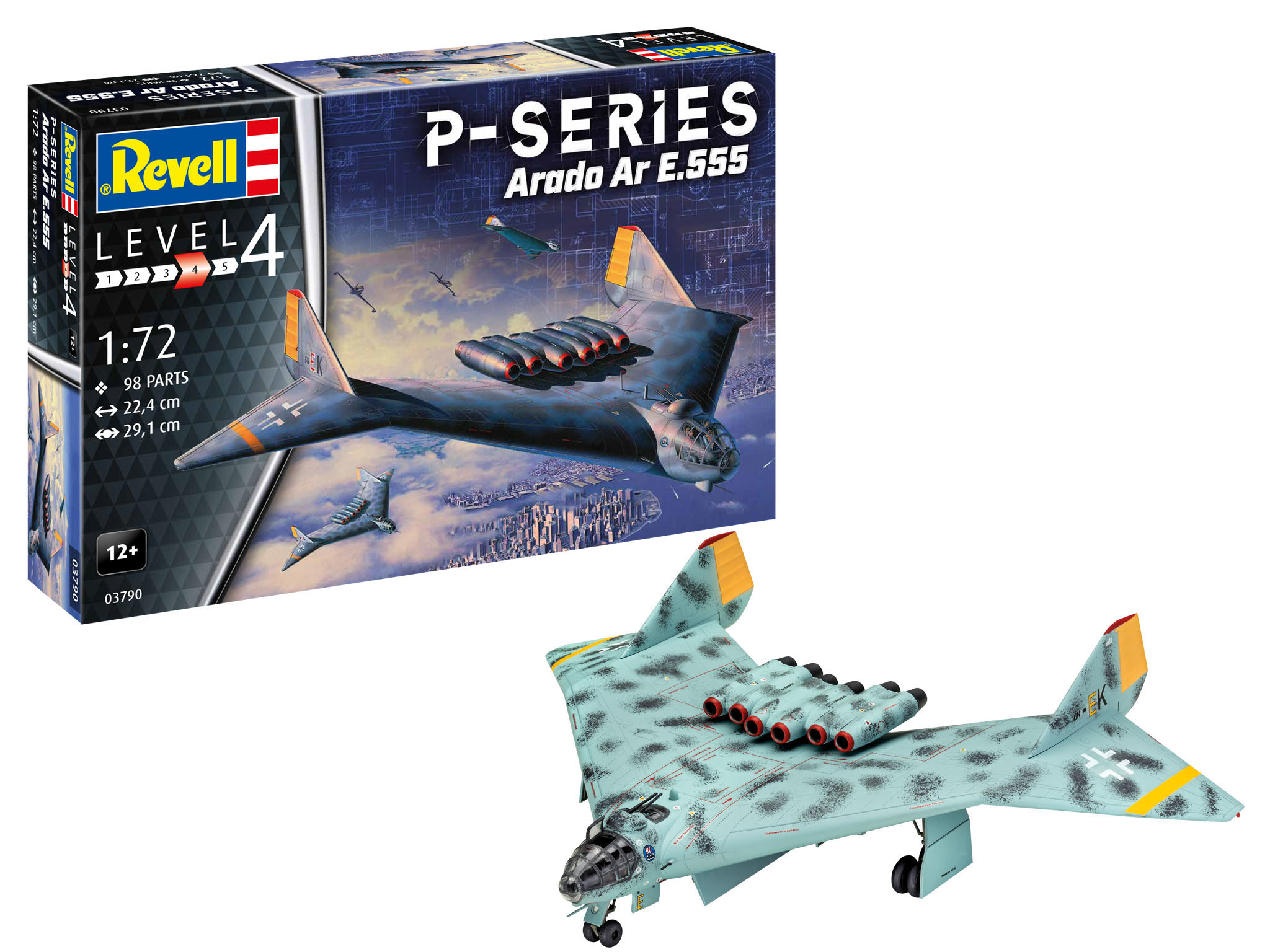 Сборная модель 1/72 Arado Ar.555 Strategic Bomber (Revell)