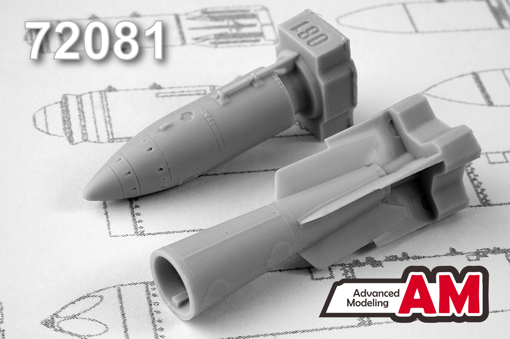 Дополнения из смолы 1/72 РН-28 спецбоеприпас (Advanced Modeling)