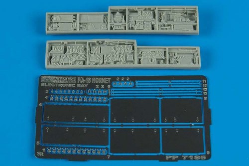 Дополнения из смолы 1/72 McDonnell-Douglas F/A-18 Hornet electronic bay (для модели Hasegawa)