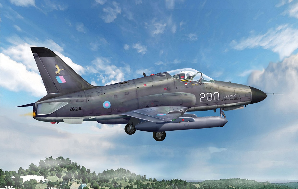 Сборная модель 1/72 British Aerospace Hawk 200 reg ZG200 (A & A Models) (повреждённая упаковка)