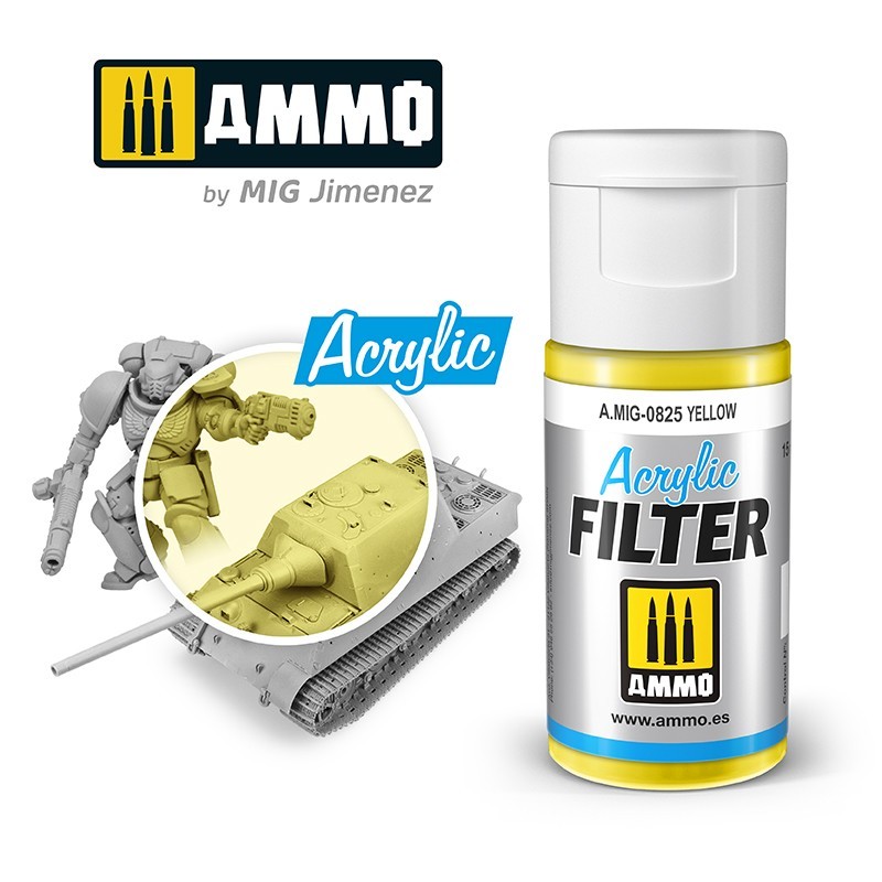 Акриловый фильтр ACRYLIC FILTER Yellow(15mL) (Ammo Mig)