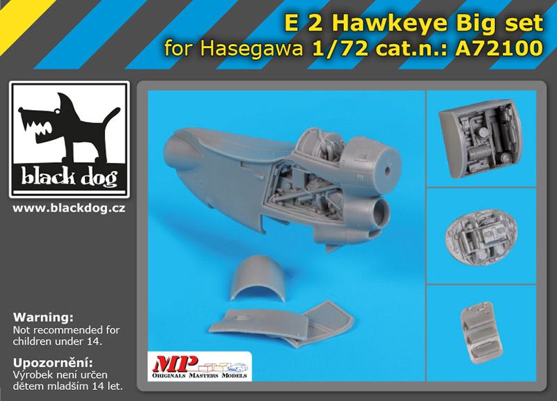 Дополнения из смолы 1/72 Grumman E-2C Hawkeye BIG SET (для модели Hasegawa)
