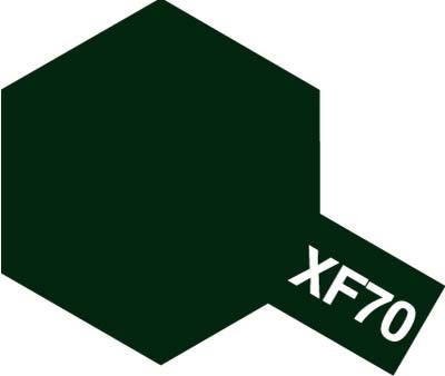 Краска акриловая Acrylic Mini XF-70 Dark Green 2 (Tamiya) (10ml)