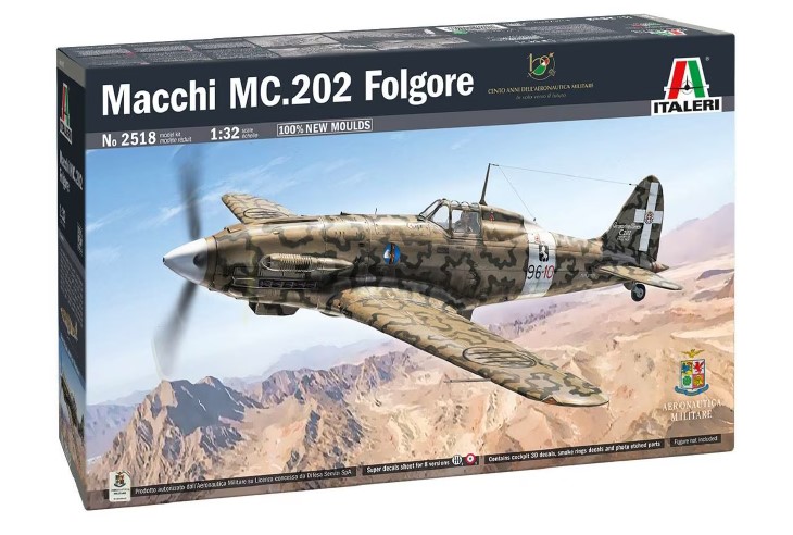 Сборная модель 1/32 Macchi C.202 Folgore (Italeri)