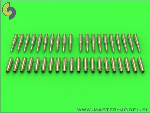 Дополнения из латуни 1/35 Боеприпасы к ЗУ-23-2 "Сергей" - снаряды (20шт) и два типа патронов (10шт)