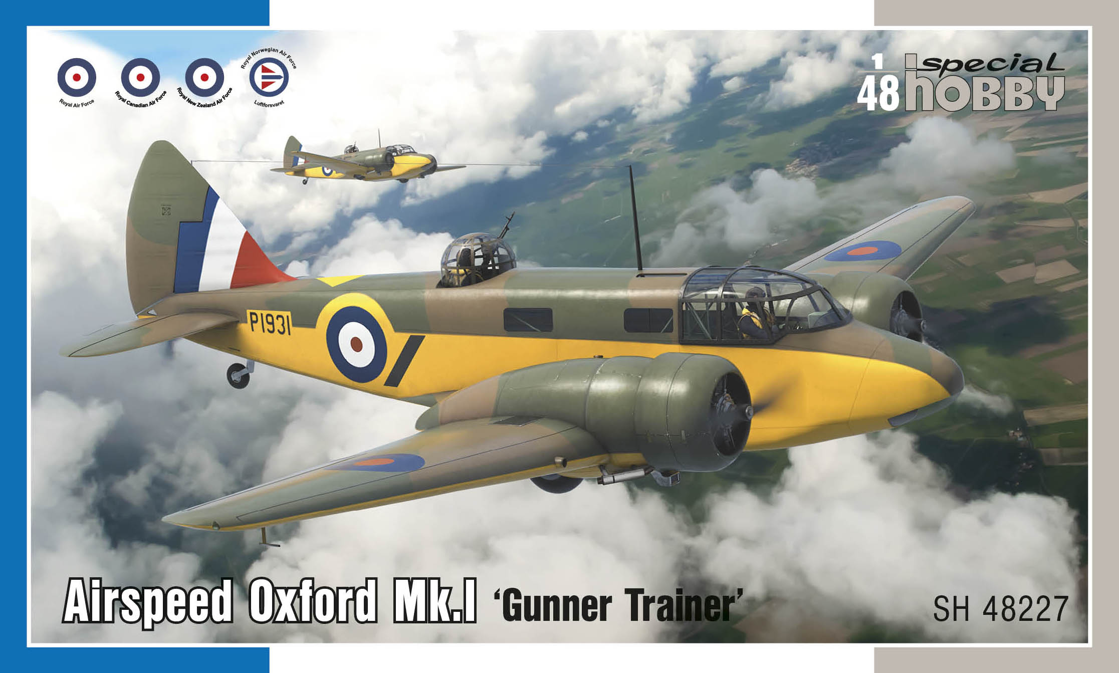 Сборная модель 1/48 Airspeed Oxford Mk.I 'Gunner Trainer' (Special Hobby)
