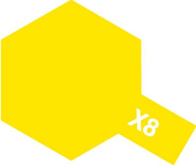 Краска акриловая Acrylic Mini X-8 Lemon Yellow (Tamiya) (10ml)
