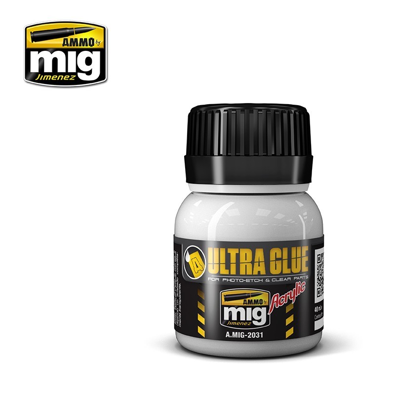 Ультра клей Ultra Glue - for Etch, Clear Parts & More (Ammo Mig) (40ml)