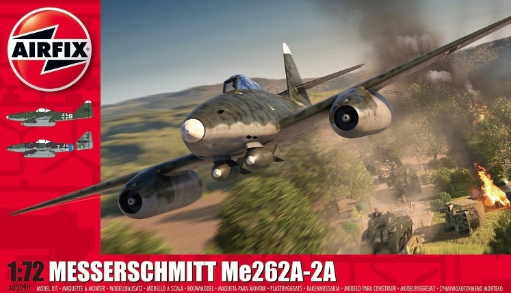 Сборная модель 1/72 Messerschmitt Me-262A-2A (Airfix)