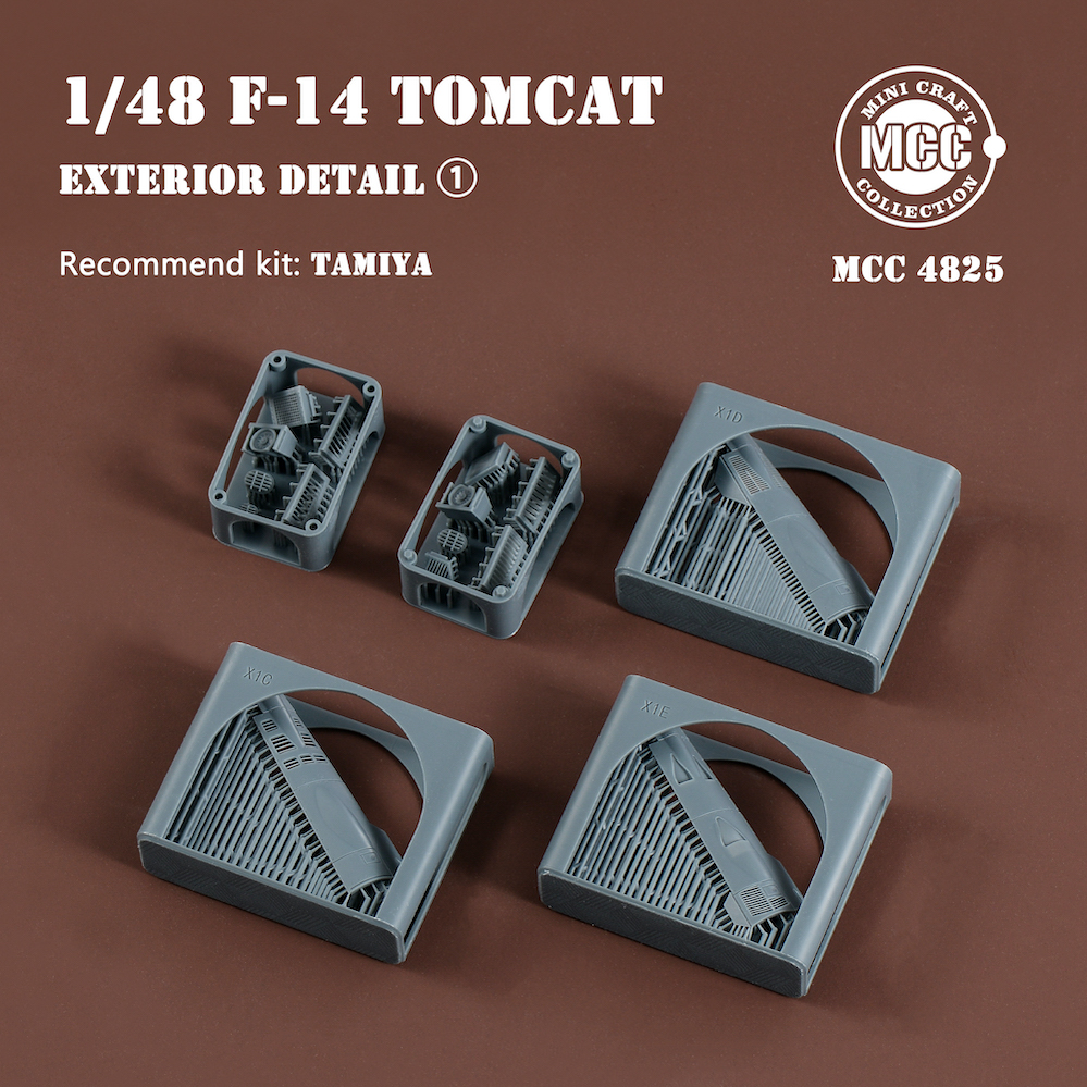 Дополнения из смолы 1/48 Grumman F-14 Tomcat Exterior Details Part 1 (для модели Tamiya)