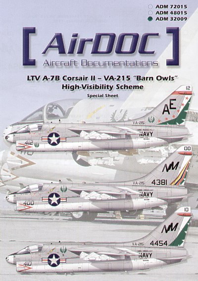 Декаль 1/32  LTV A-7B Corsair (3) (Airdoc)