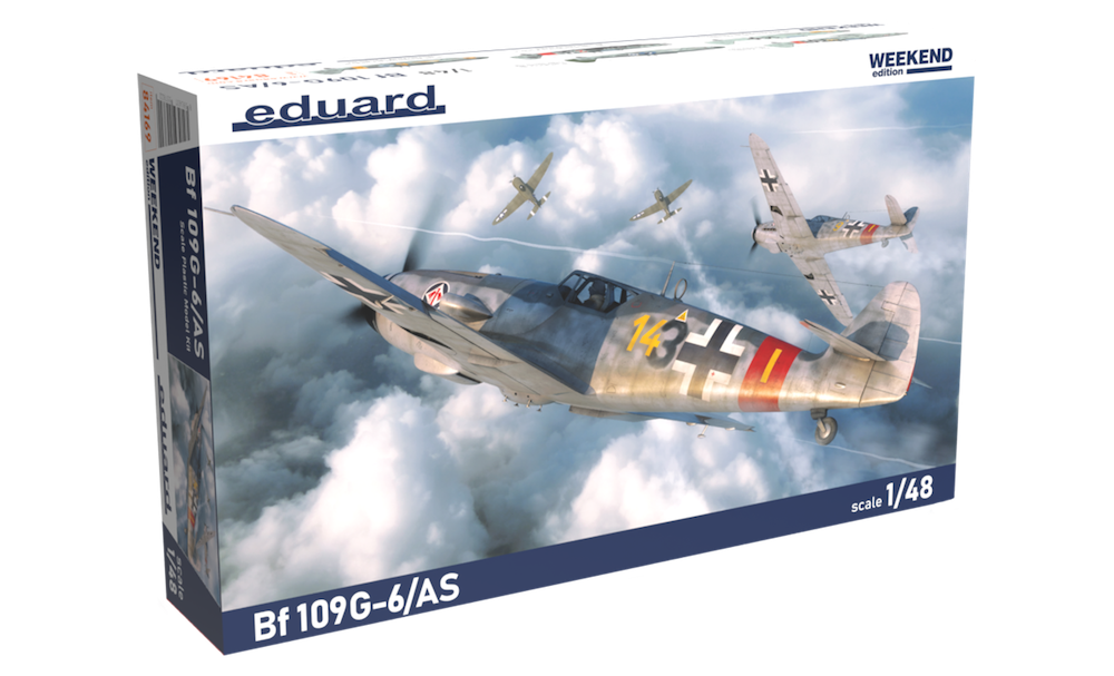 Сборная модель 1/48 Messerschmitt Bf-109G-6/AS Weekend edition (Eduard kits)