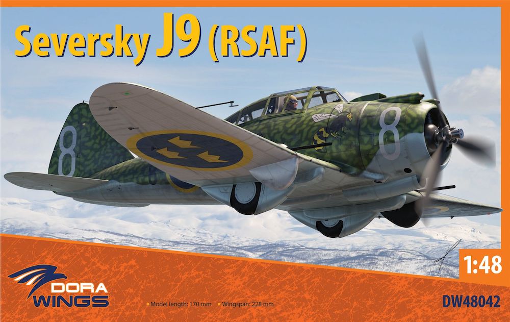 Сборная модель 1/48 Seversky J9 (RSAF) (Dora Wings)