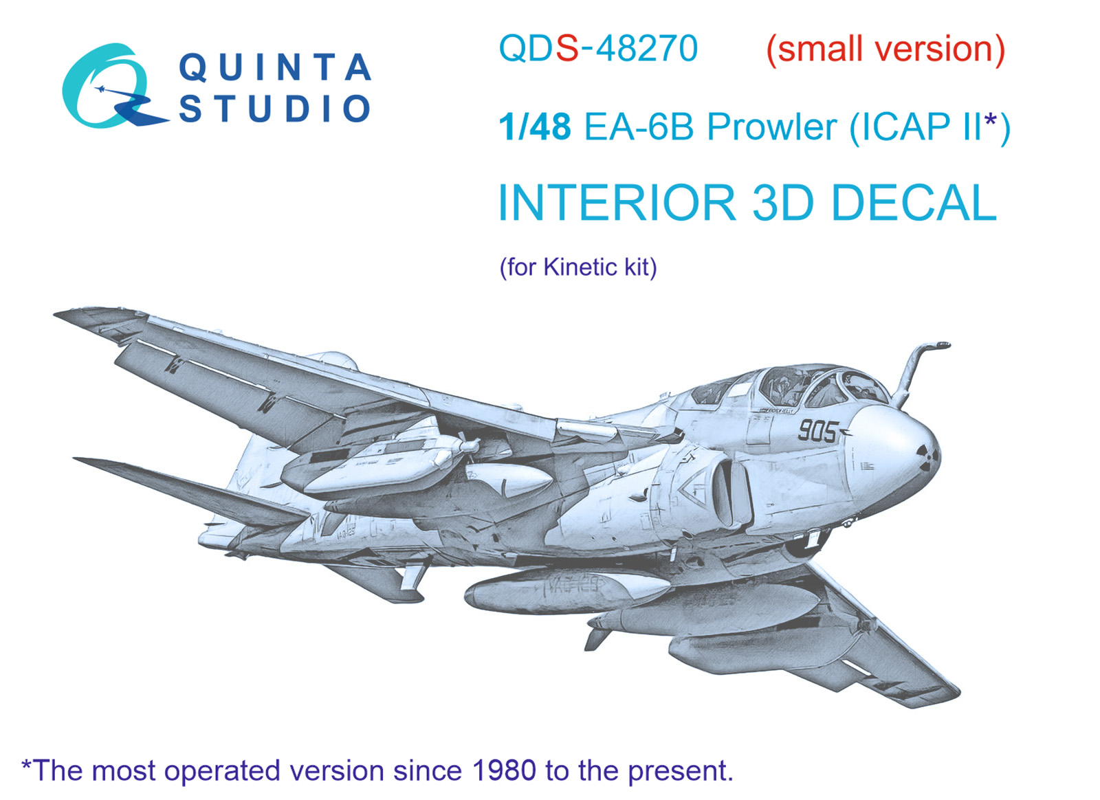3D Декаль интерьера кабины EA-6B Prowler (ICAP II) (Kinetic) (Малая версия)