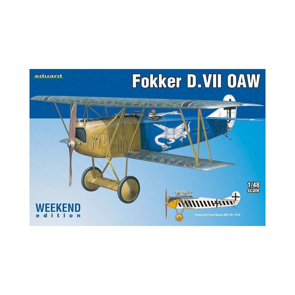 Сборная модель 1/48 Fokker D.VII OAW (Weekend Edition) (Eduard kits)