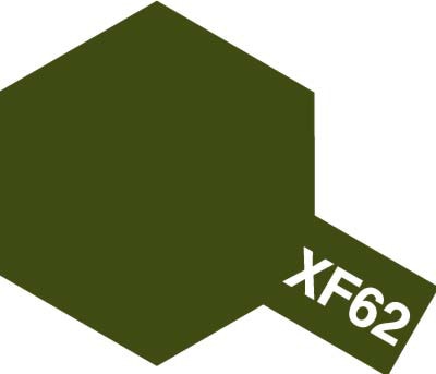 Краска акриловая Acrylic Mini XF-62 Olive Drab (Tamiya) (10ml)