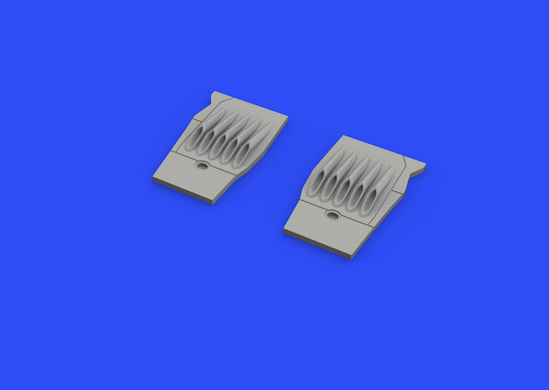 Дополнения из смолы 1/48 Boeing F/A-18E Super Hornet ECS pipes late (Eduard kits and Hasegawa kits)