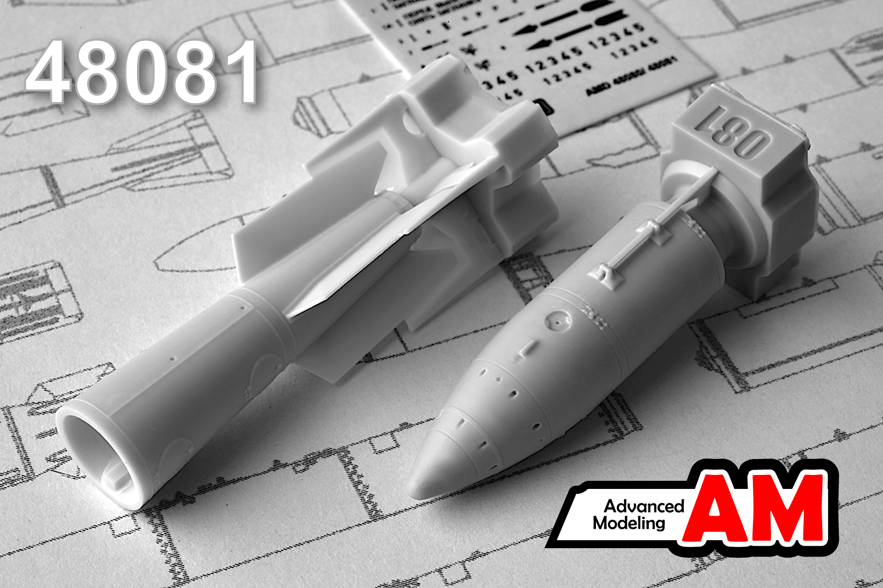 Дополнения из смолы 1/48 РН-28 спецбоеприпас (Advanced Modeling)