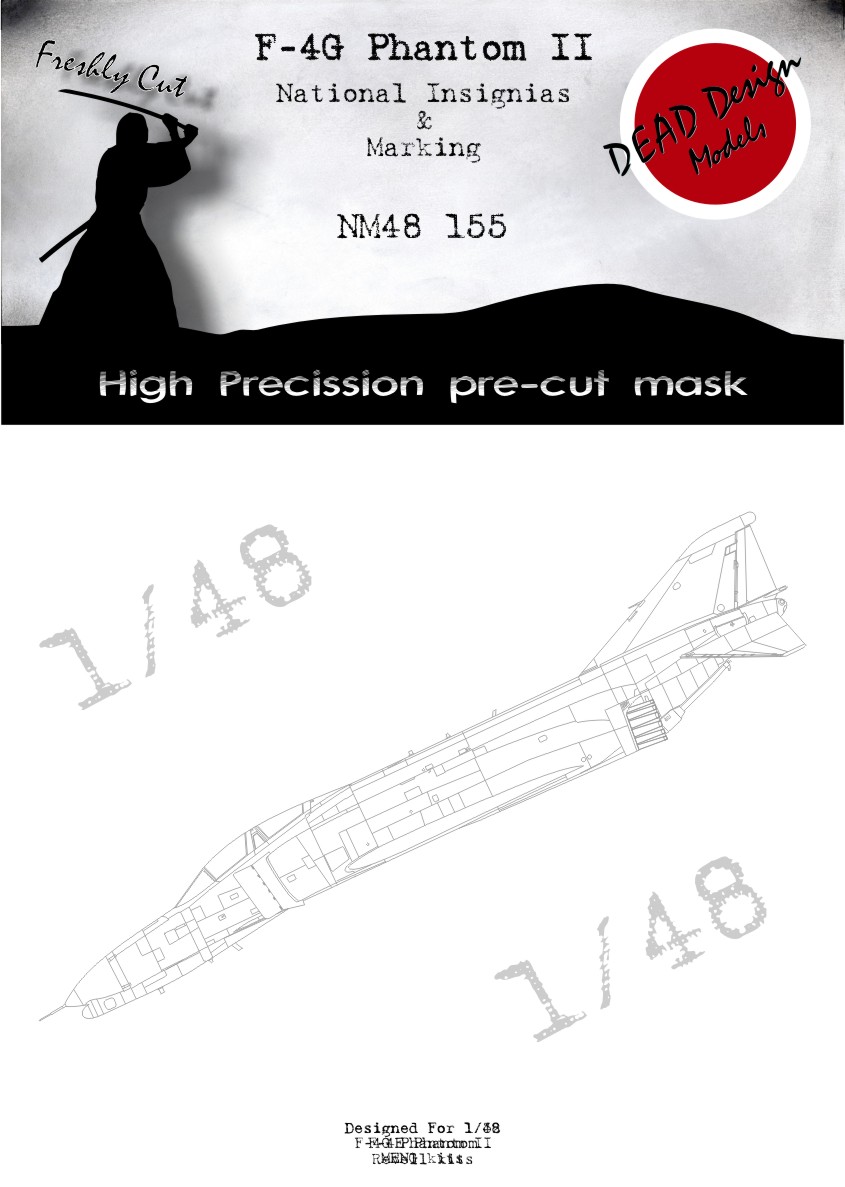 McDonnell F-4G Phantom II national insignia (designed to be used with Meng Model kits)