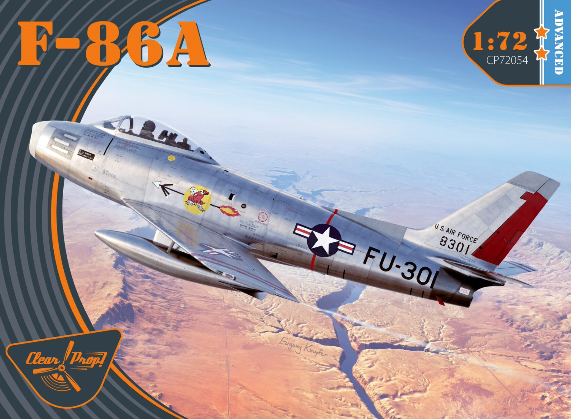 Сборная модель 1/72 North-American F-86A Sabre (Clear Prop)
