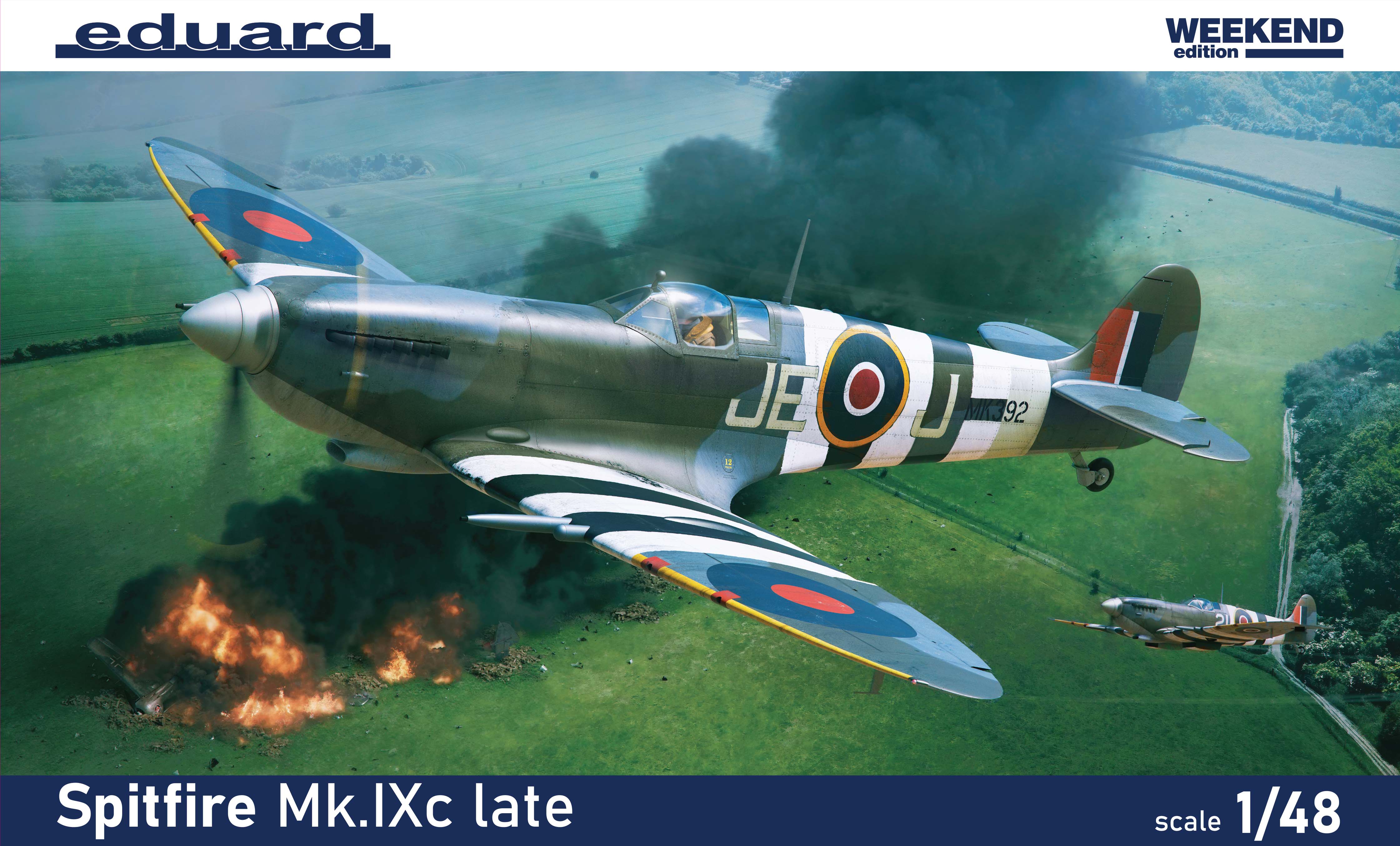 Сборная модель 1/48 Spitfire Mk.IXc late (Weekend Edition) (Eduard kits)